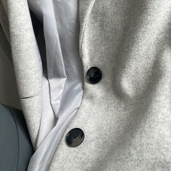 Never used before gray long coat from Dynamite - Picture 3 of 3